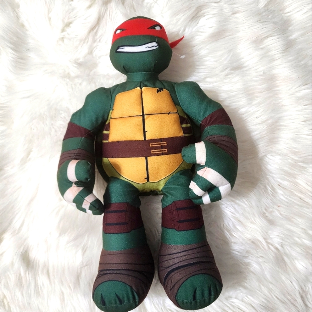 Ninja Turtle Plush Toy - Green and Red